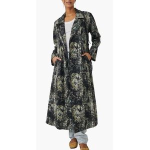 Free People Rae Printed Duster Jacket